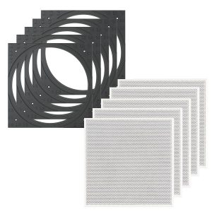 Sonance Visual Performance VP8SQ Square adaptor with Grille (5 pair bulk pack)