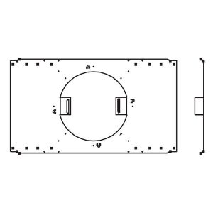 Sonance UMB 8-10 universal mounting bracket for CT Series speakers (10 pack)