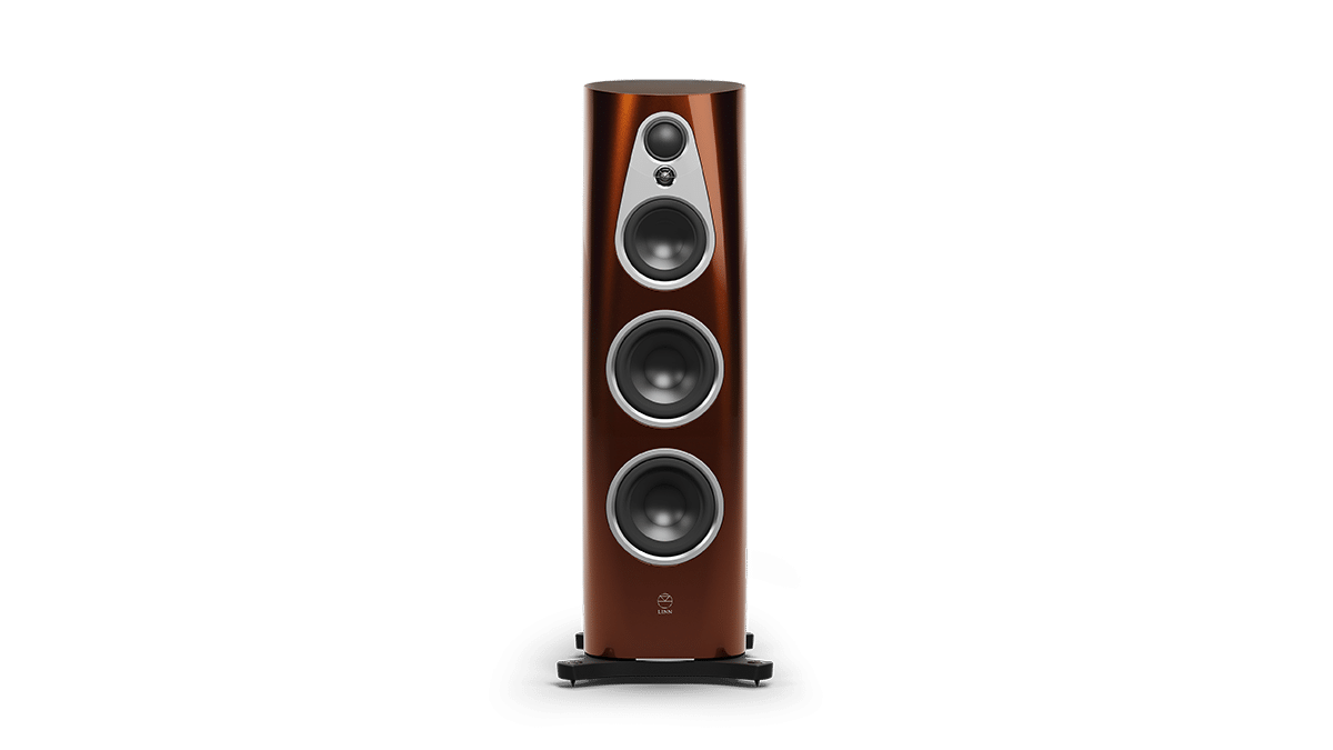 Linn 360 loudspeaker in malt and silver