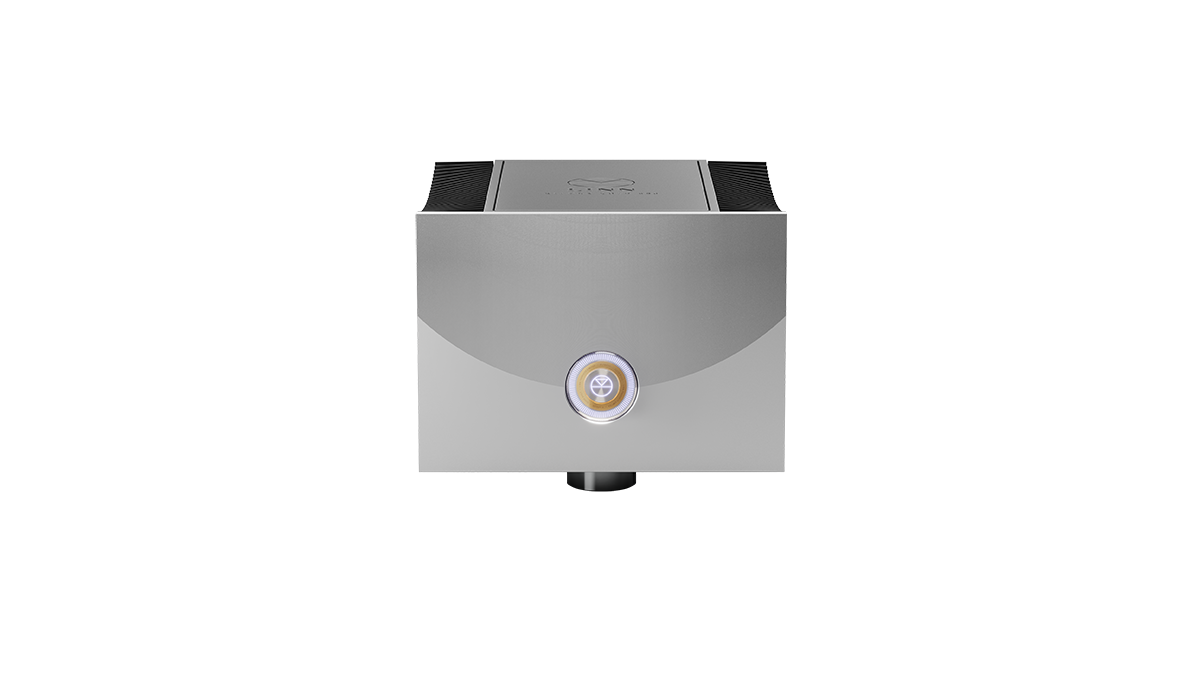 Klimax-Solo-800_Silver_Front-Perspective_WR Linn Klimax Solo 800